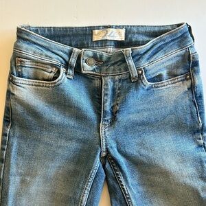 Free People Blue low-rise Flare Leg Jeans